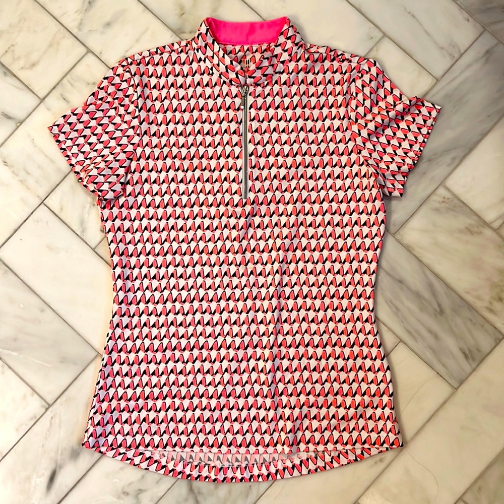 Ladies Golf top-Tail white label-Size XS